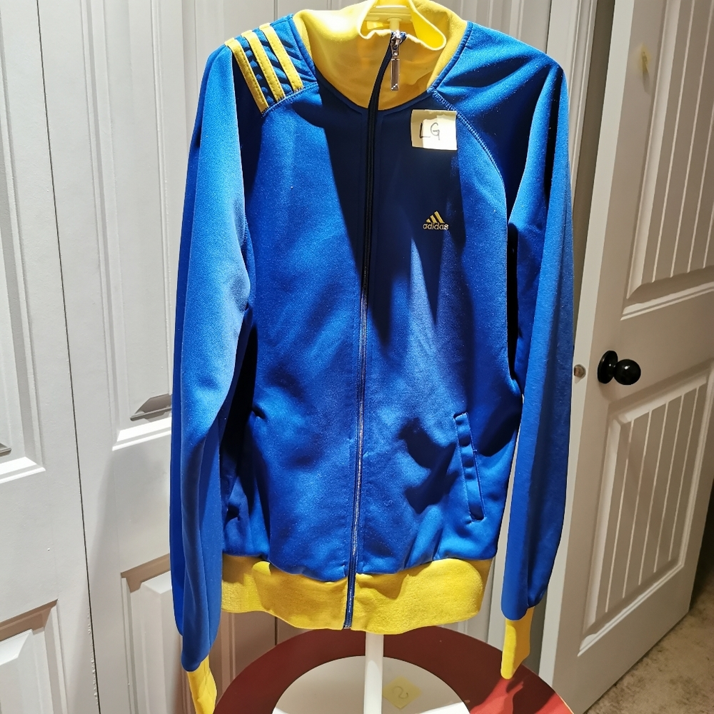Mens large Early 2000s Adidas Zip